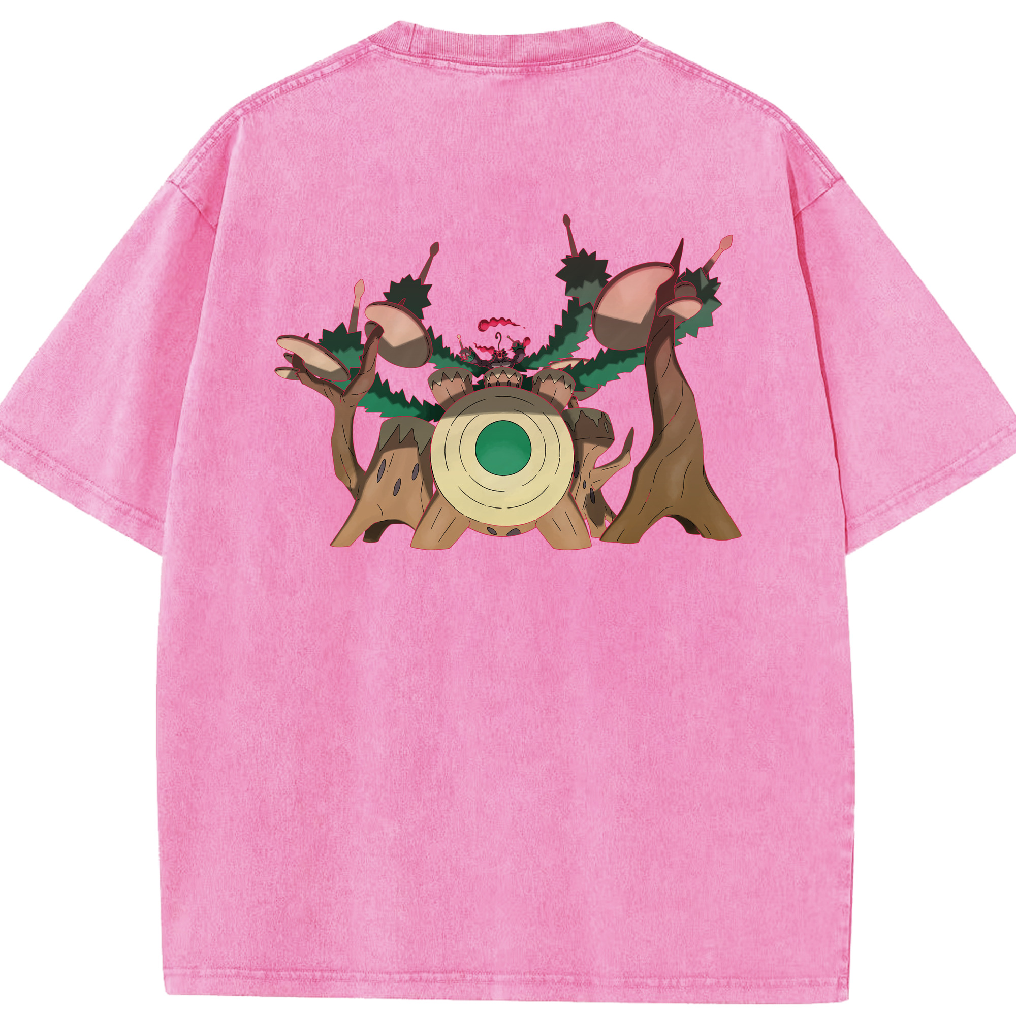 （画像用） ポケットモンスター Pokémon 綿100% ヴィンテージ風 半袖Tシャツ（背面プリント）